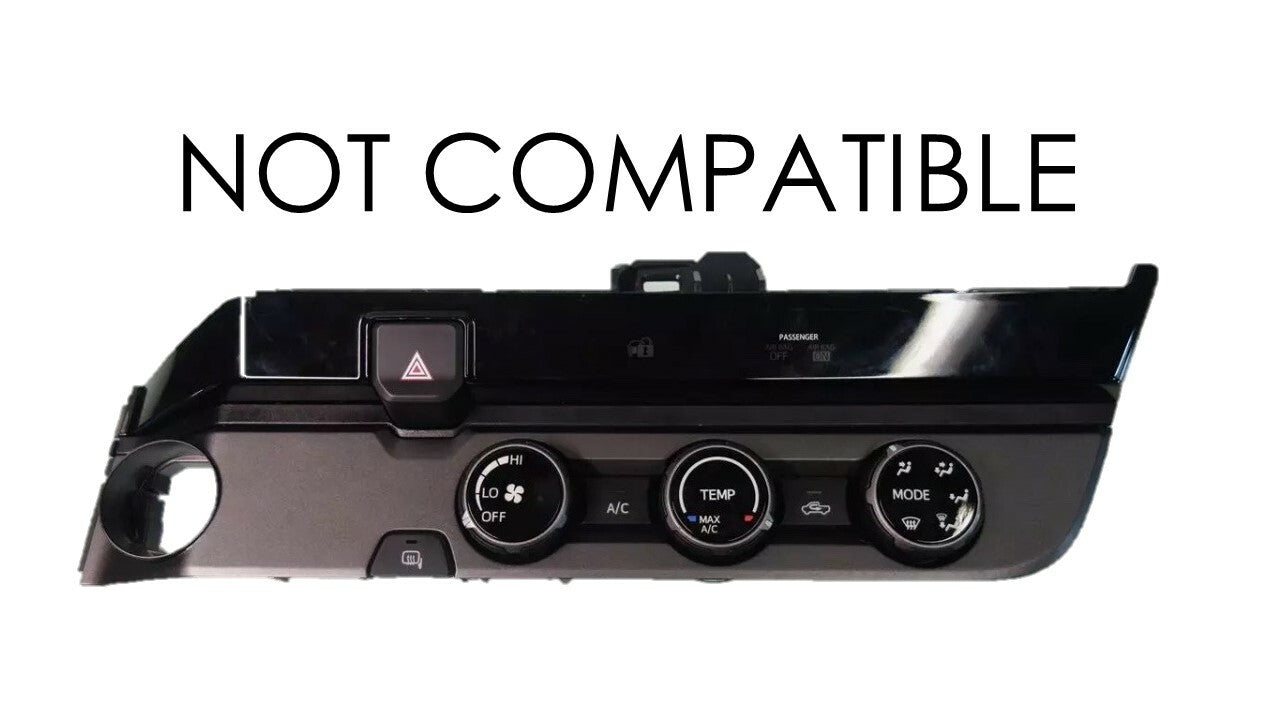 Climate Rings (2016-2023 Tacoma DUAL ZONE) - WHITE