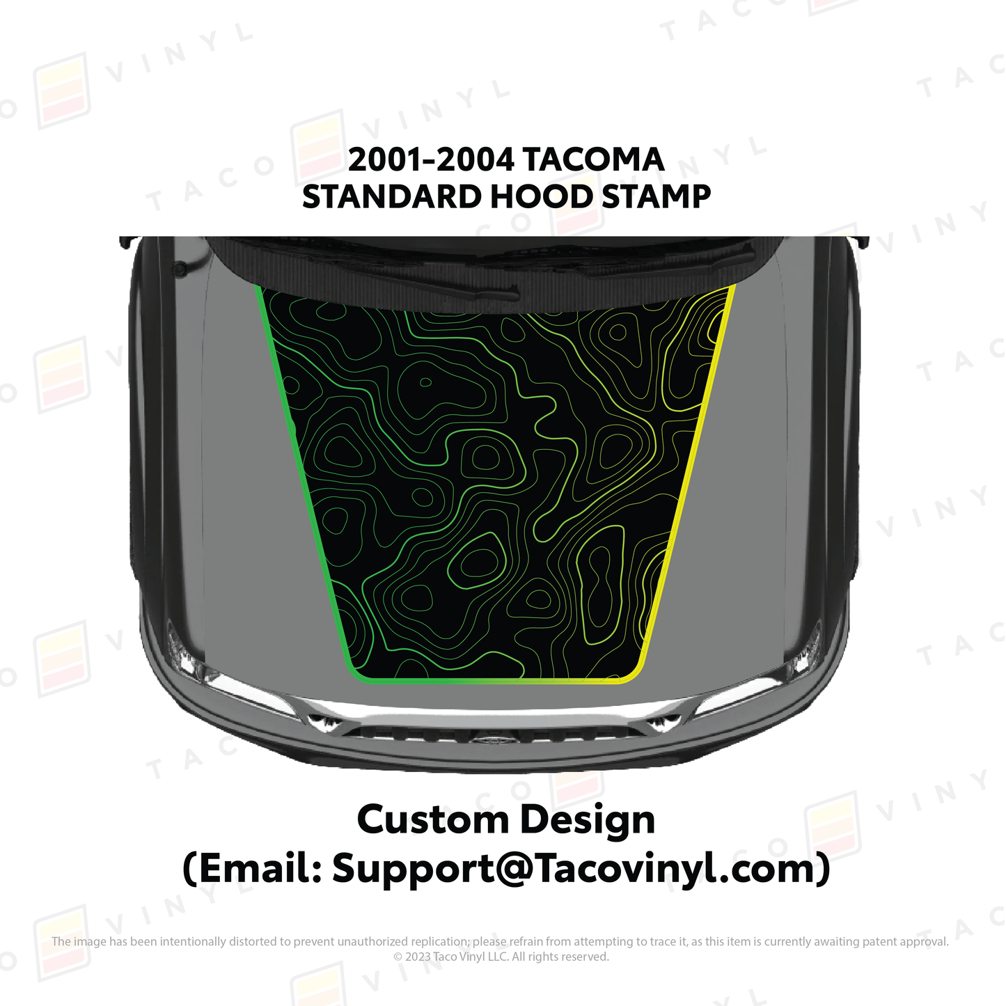 2001-04 Toyota Tacoma Hood Stamp