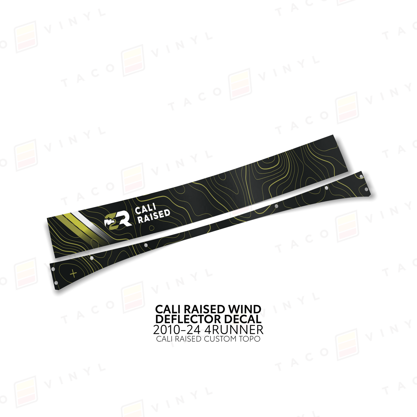 Cali Raised Wind Deflector Decal