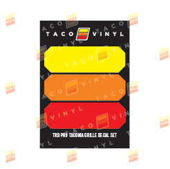 Tacoma Pro Grille Decals