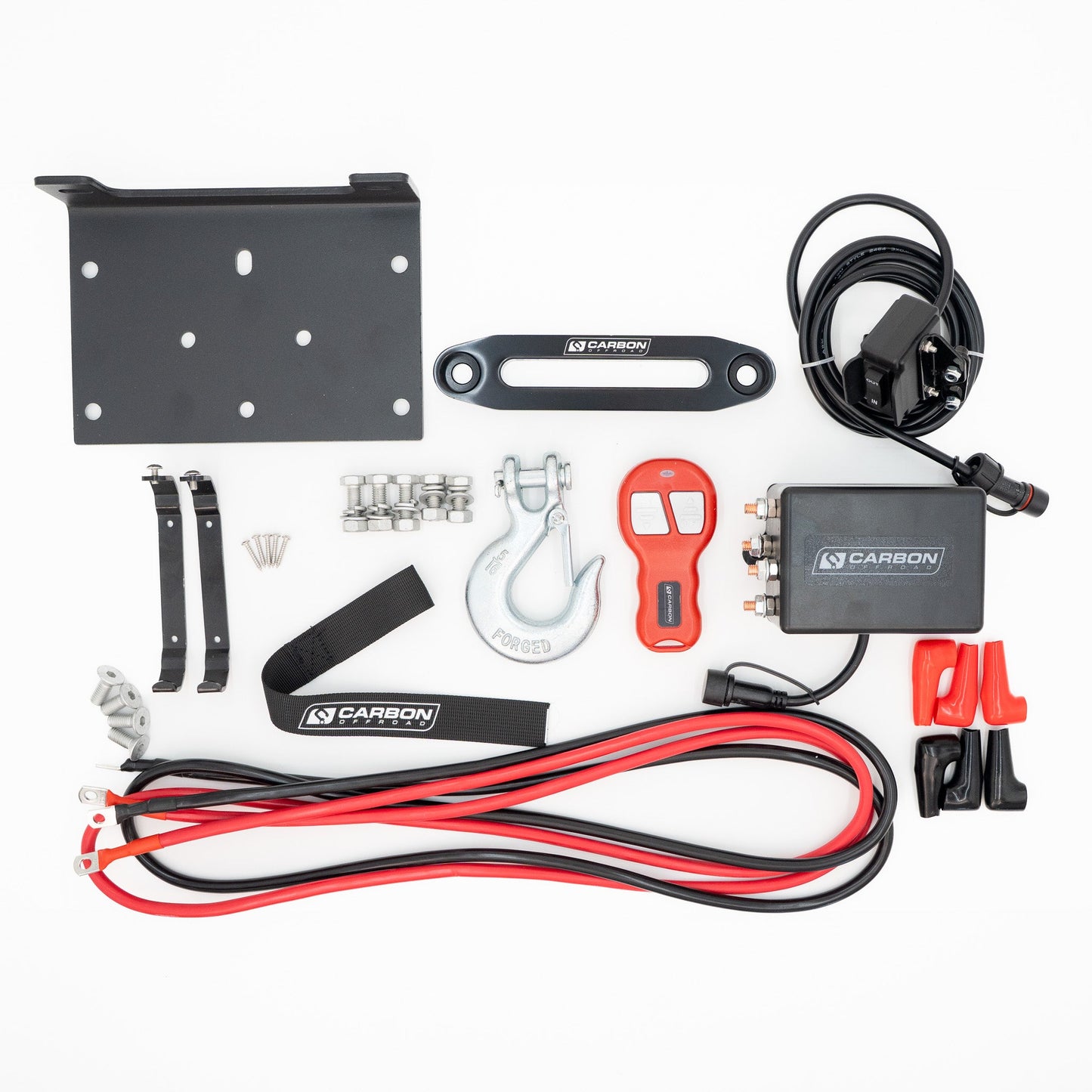 Carbon Offroad 6000lb ATV/Small 4X4 Winch