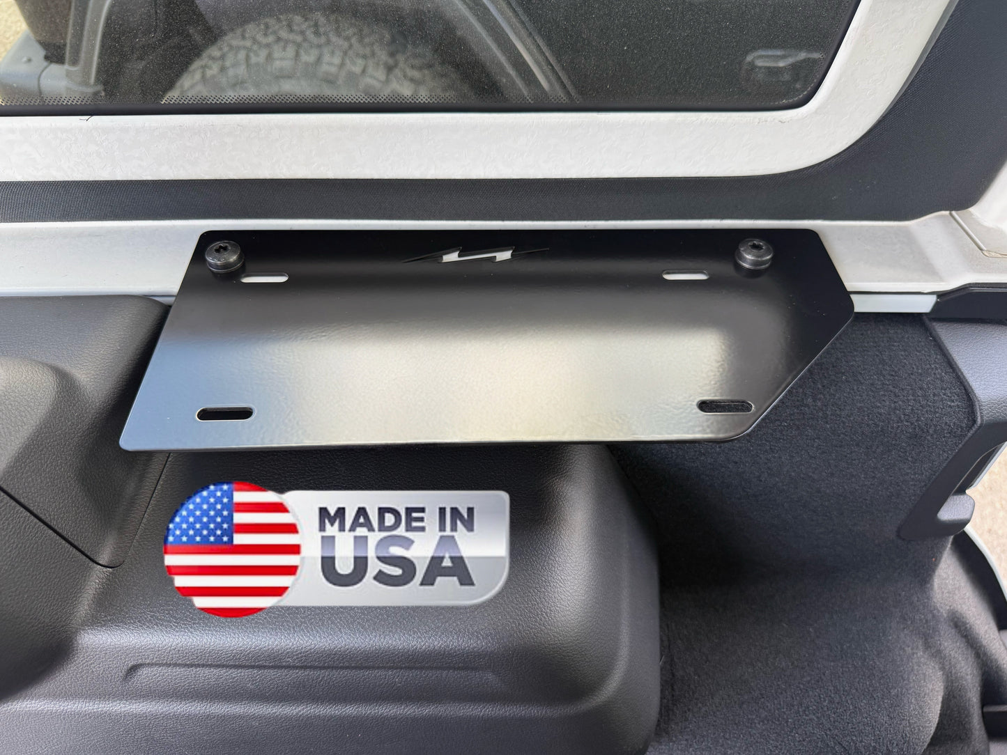 Thor's Lightning Refuge MOLLE Portable Air Compressor Storage Mount for Jeep Wrangler JLU 4-Door Hard Top 2018-2024