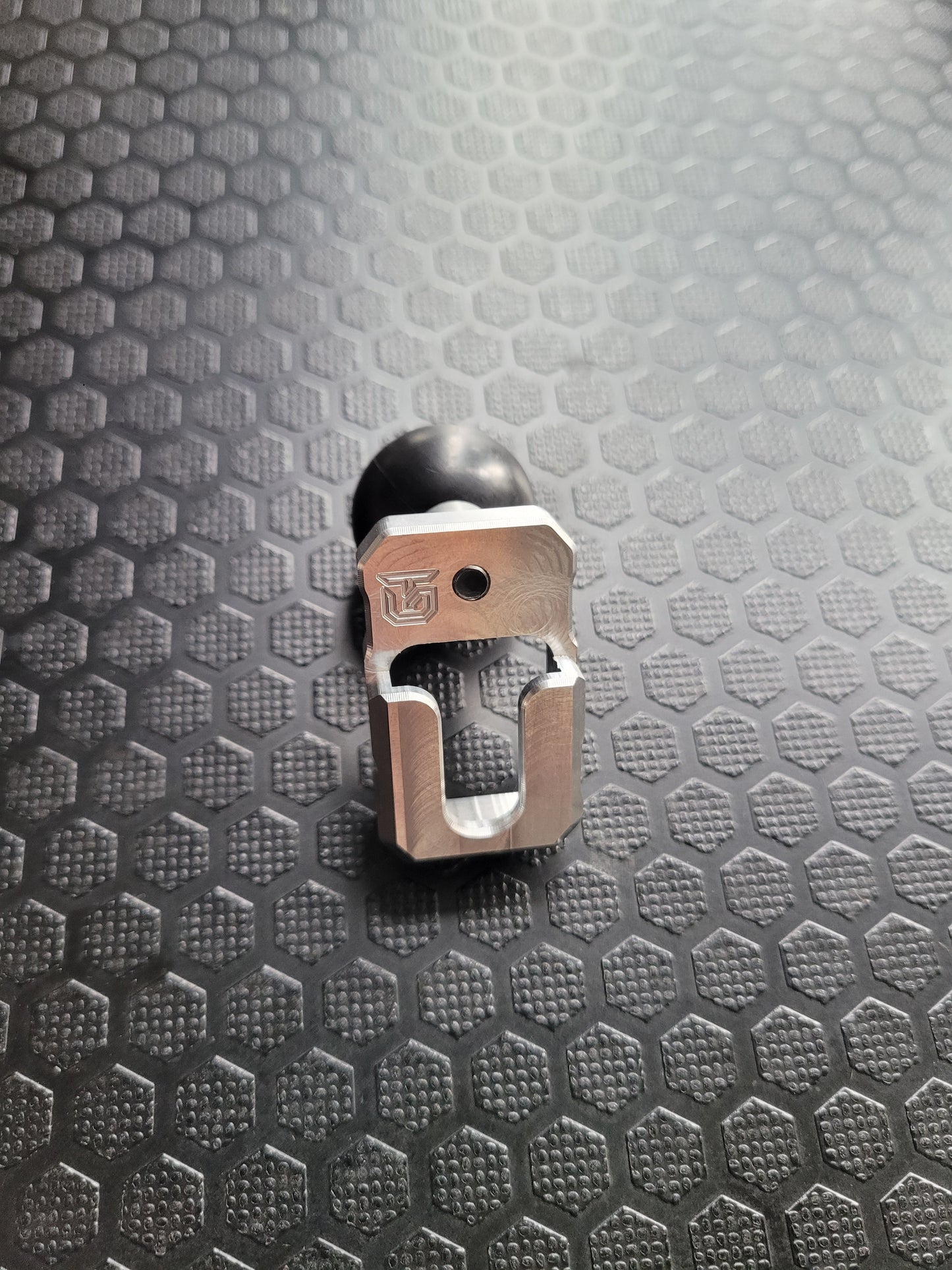 Radio Mic Mount with 1" Ball Adapter (Machined Aluminum)