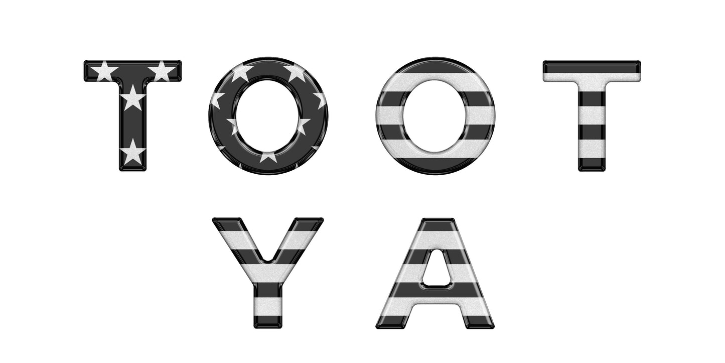 Tailgate Handle Letter Inserts Fits 2024-2026 Toyota Tacoma