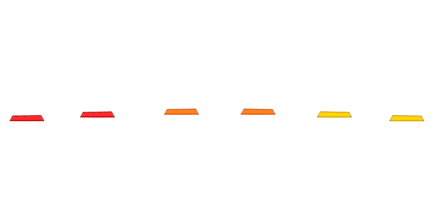 Front Bumper Lower Lines Accent Trim Fits 2024-2026 Toyota Tacoma