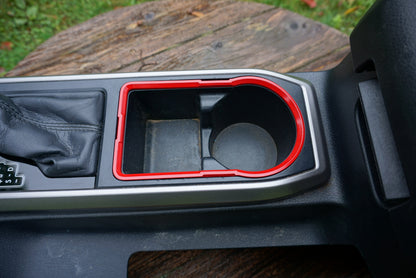 Cup Holder Ring (2016-2023 Tacoma) - RED