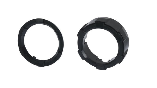 Start Button Ring + 4x4 Knob (2016-2023 Tacoma / 2020-2021 Tundra) - BLACK