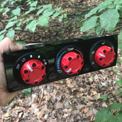 4x4 / Climate Knob (2005-2015 Tacoma, 2007-2013 Tundra) - 1 PACK - RED