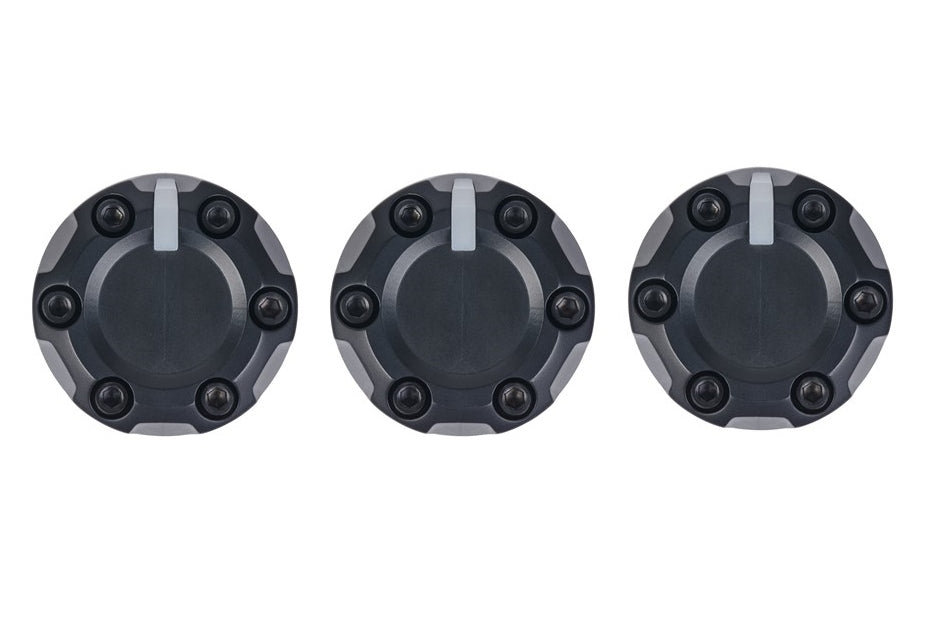 Climate Knobs (2005-2015 Tacoma) - 3 PACK - BLACK