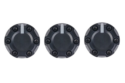 Climate Knobs (2005-2015 Tacoma) - 3 PACK - BLACK