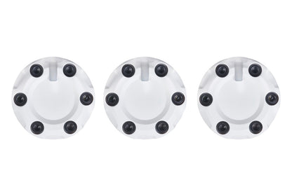 Climate Knobs (2005-2015 Tacoma) - 3 PACK - WHITE