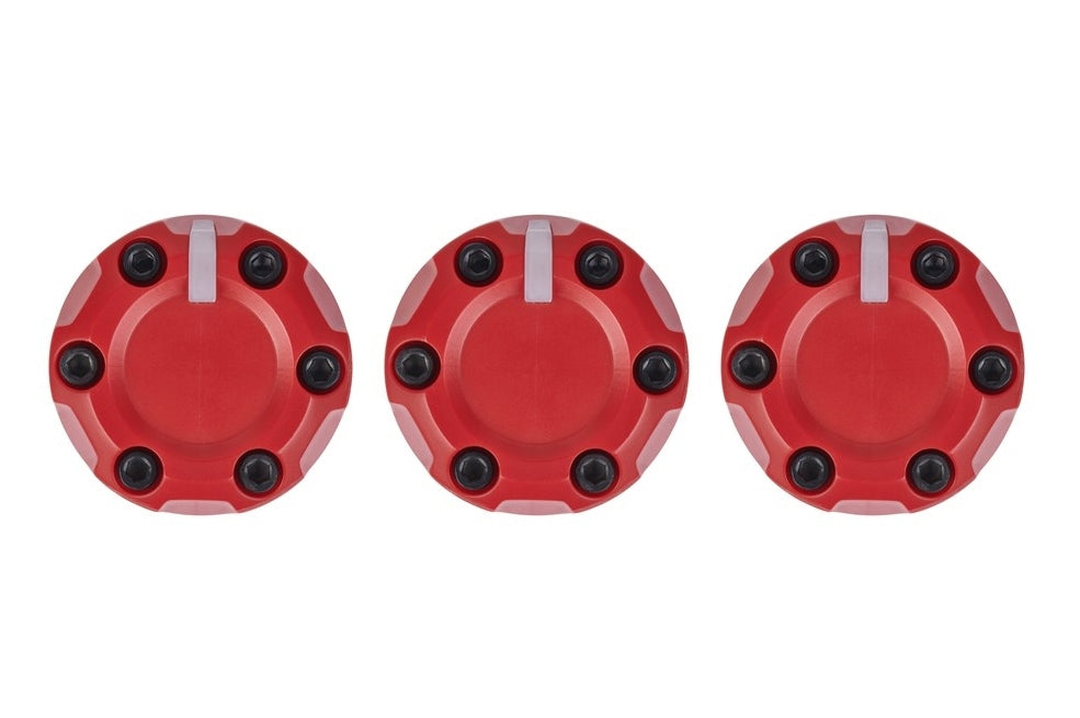 Climate Knobs (2005-2015 Tacoma) - 3 PACK - RED