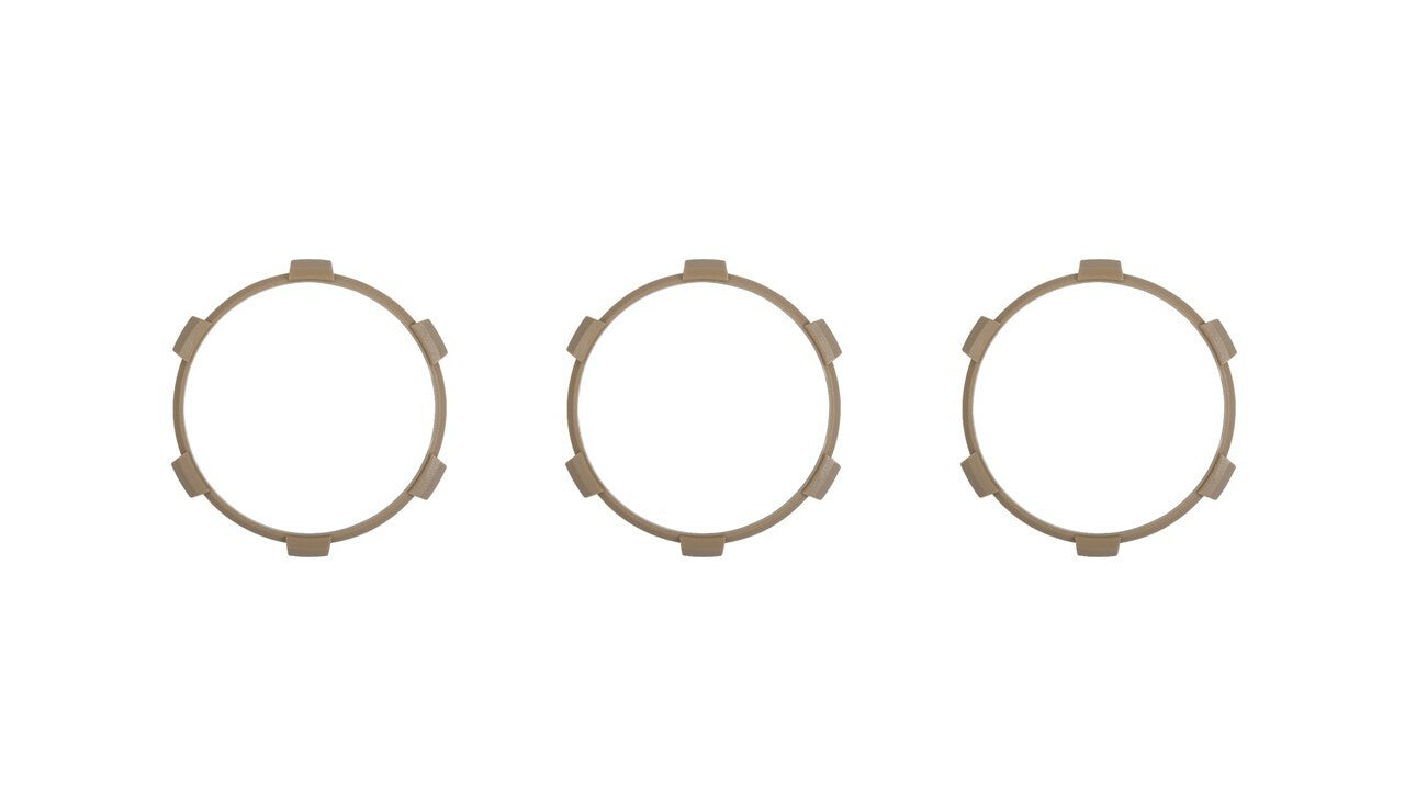 Climate Rings (2016-2023 Tacoma DUAL ZONE) - QUICKSAND