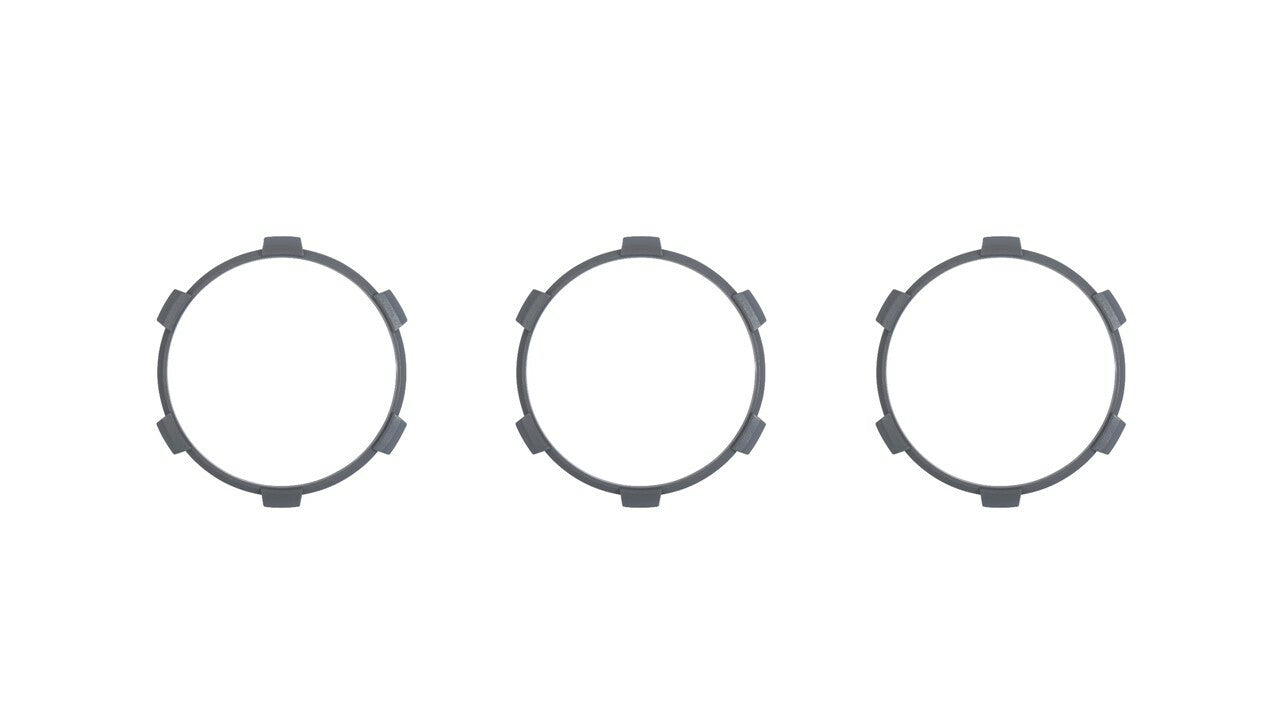 Climate Rings (2016-2023 Tacoma DUAL ZONE) - CEMENT