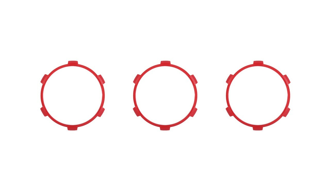 Climate Rings (2016-2023 Tacoma DUAL ZONE) - RED