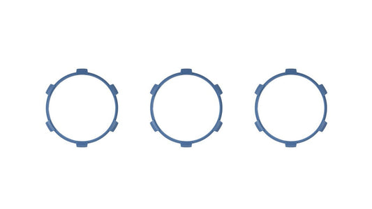Climate Rings (2016-2023 Tacoma DUAL ZONE) - CAVALRY BLUE
