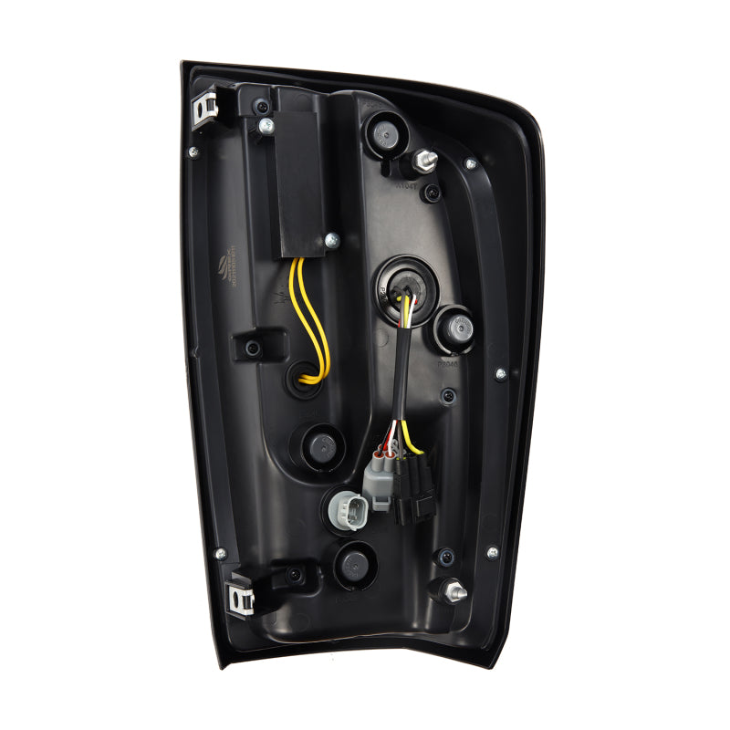 AlphaRex 16-23 Toyota Tacoma LUXX-Series LED Tail Lights Black-Red