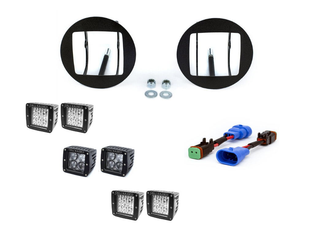 LED Fog Light POD Replacements Brackets Kit | Toyota Tacoma 2005-2011
