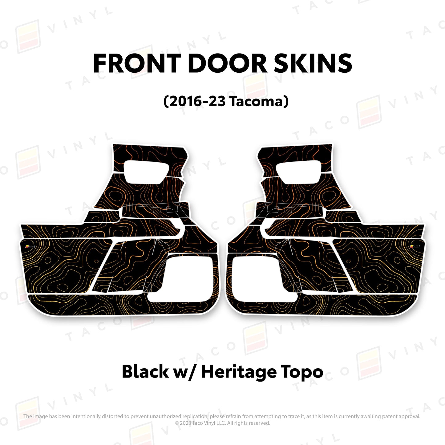 2016-23 Tacoma Door Skins