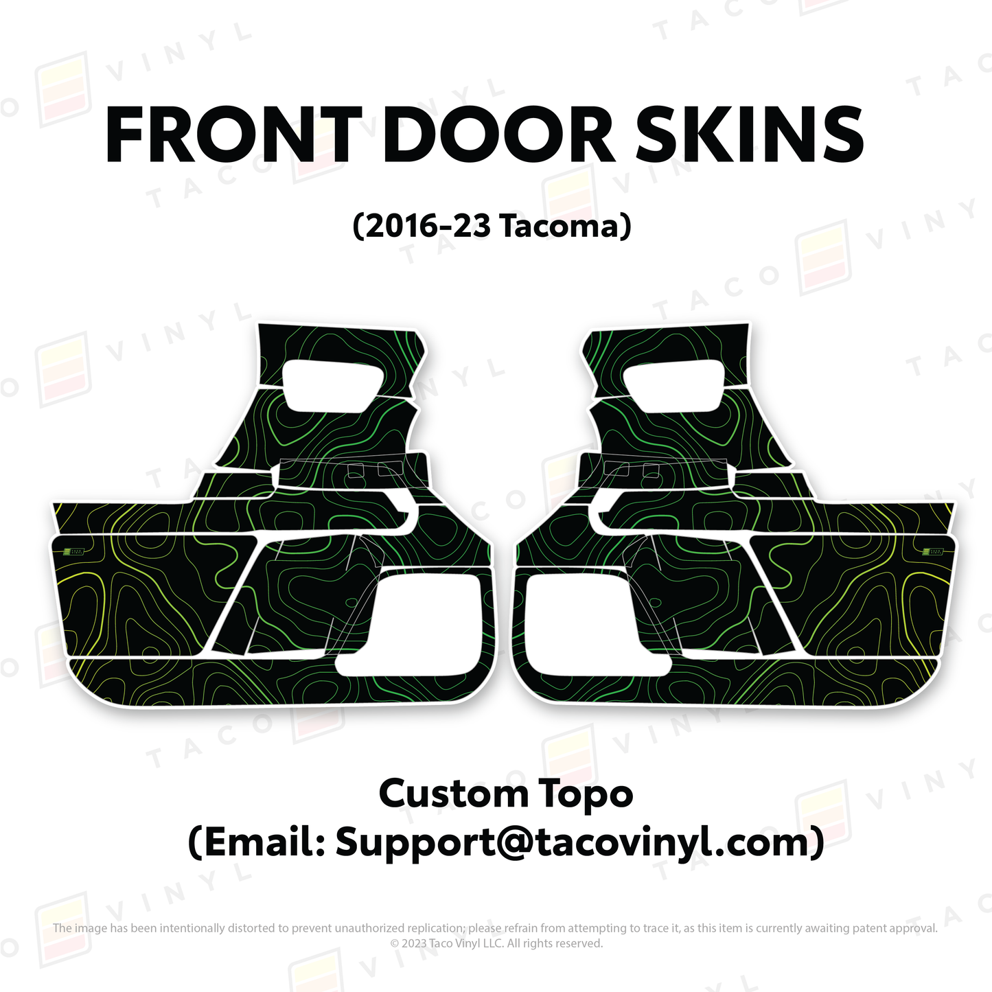 2016-23 Tacoma Door Skins