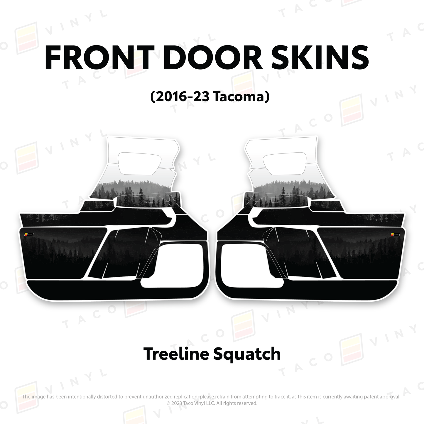 2016-23 Tacoma Door Skins