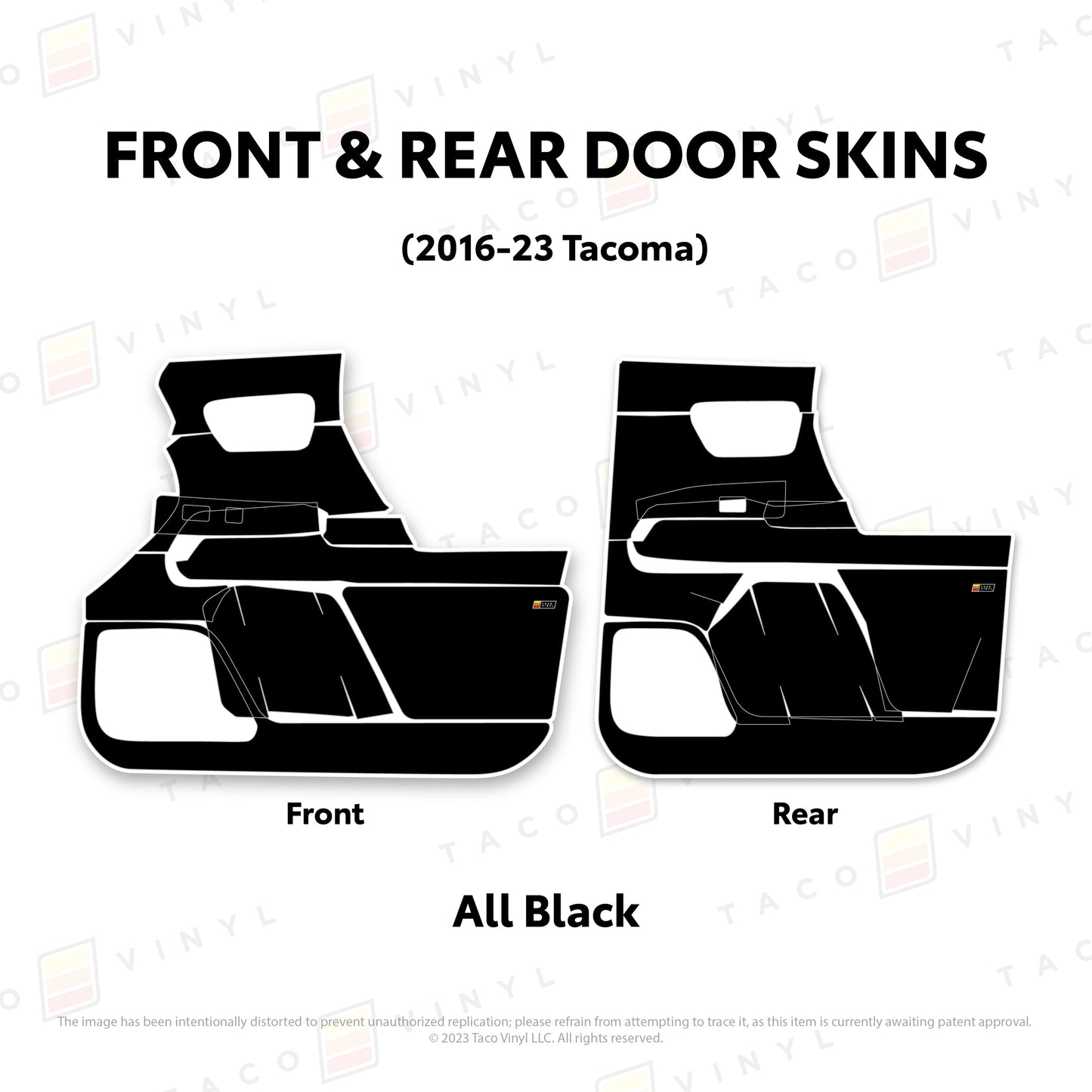 2016-23 Tacoma Door Skins