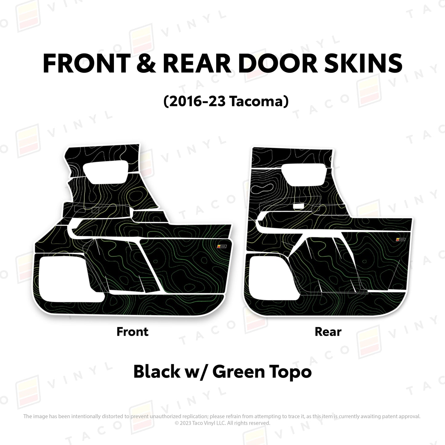 2016-23 Tacoma Door Skins