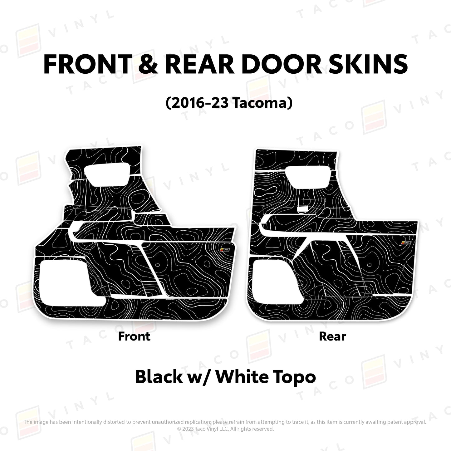 2016-23 Tacoma Door Skins