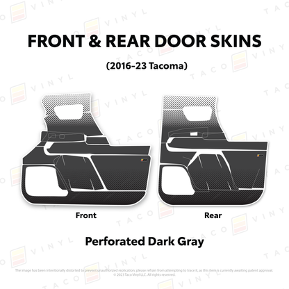 2016-23 Tacoma Door Skins