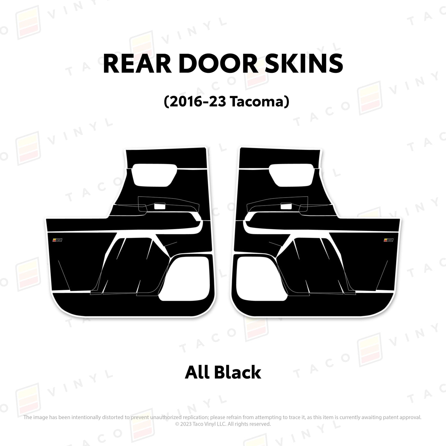 2016-23 Tacoma Door Skins