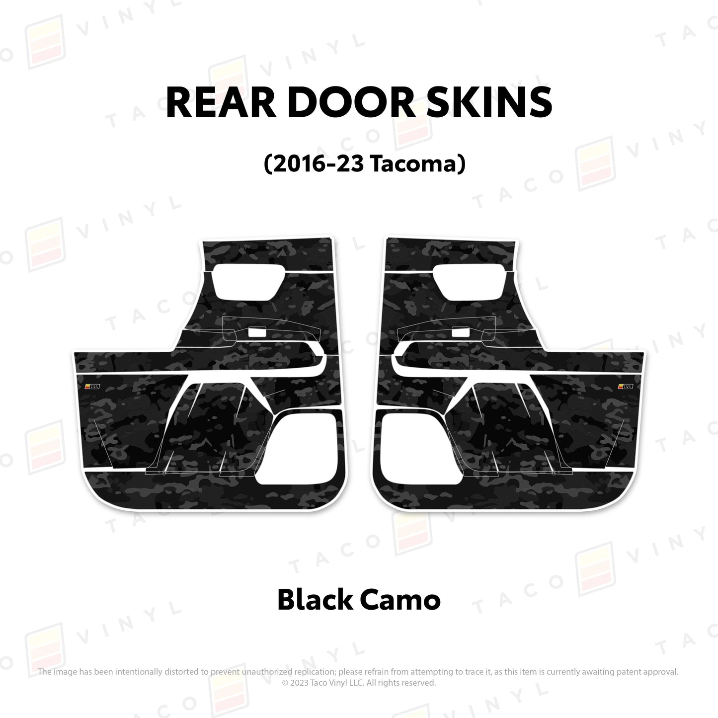 2016-23 Tacoma Door Skins