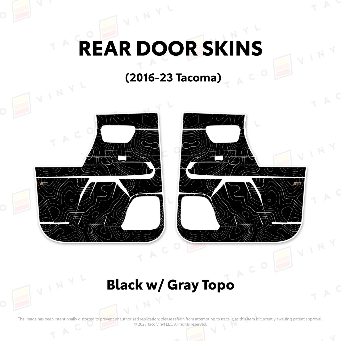 2016-23 Tacoma Door Skins