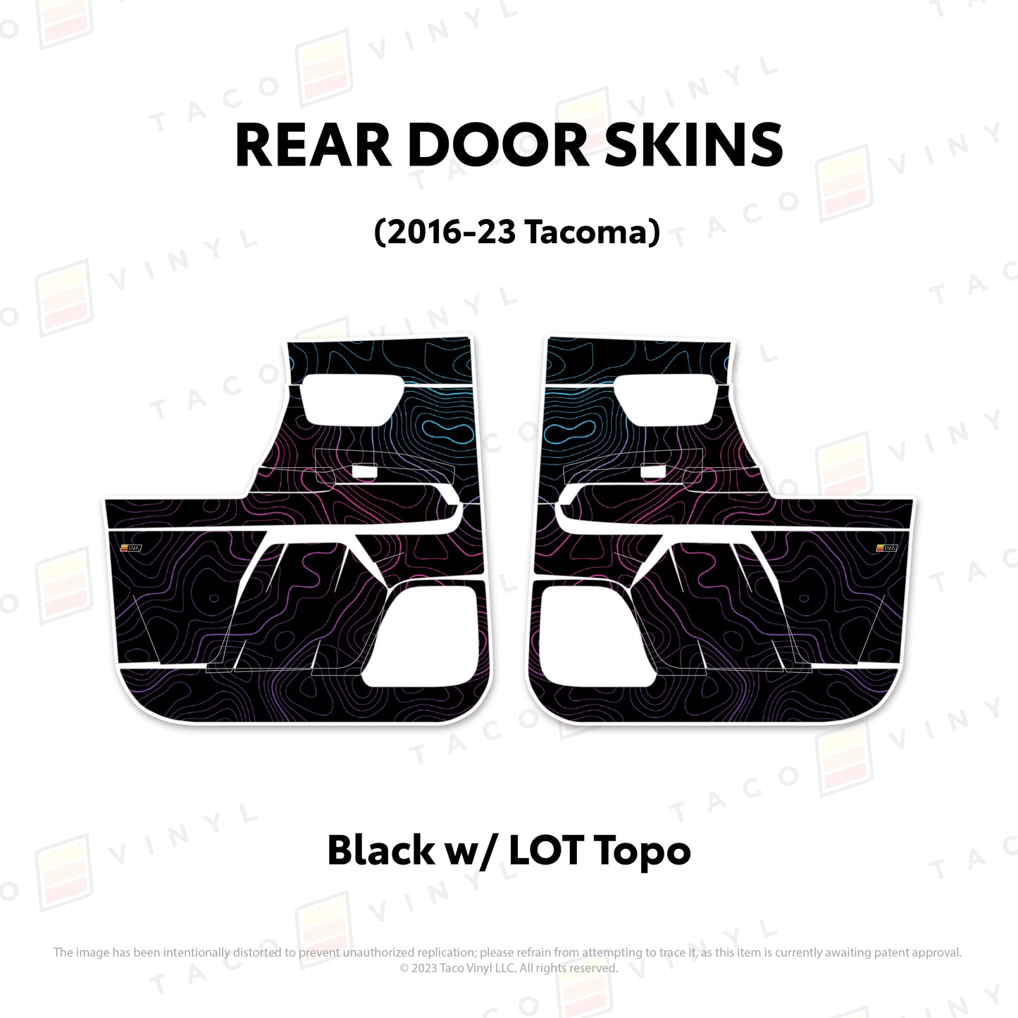 2016-23 Tacoma Door Skins