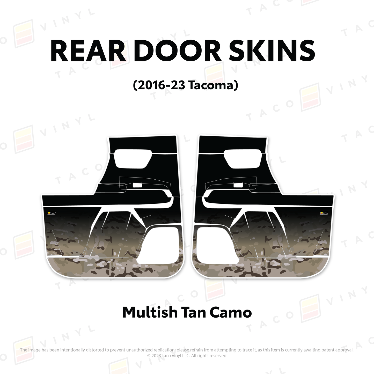 2016-23 Tacoma Door Skins
