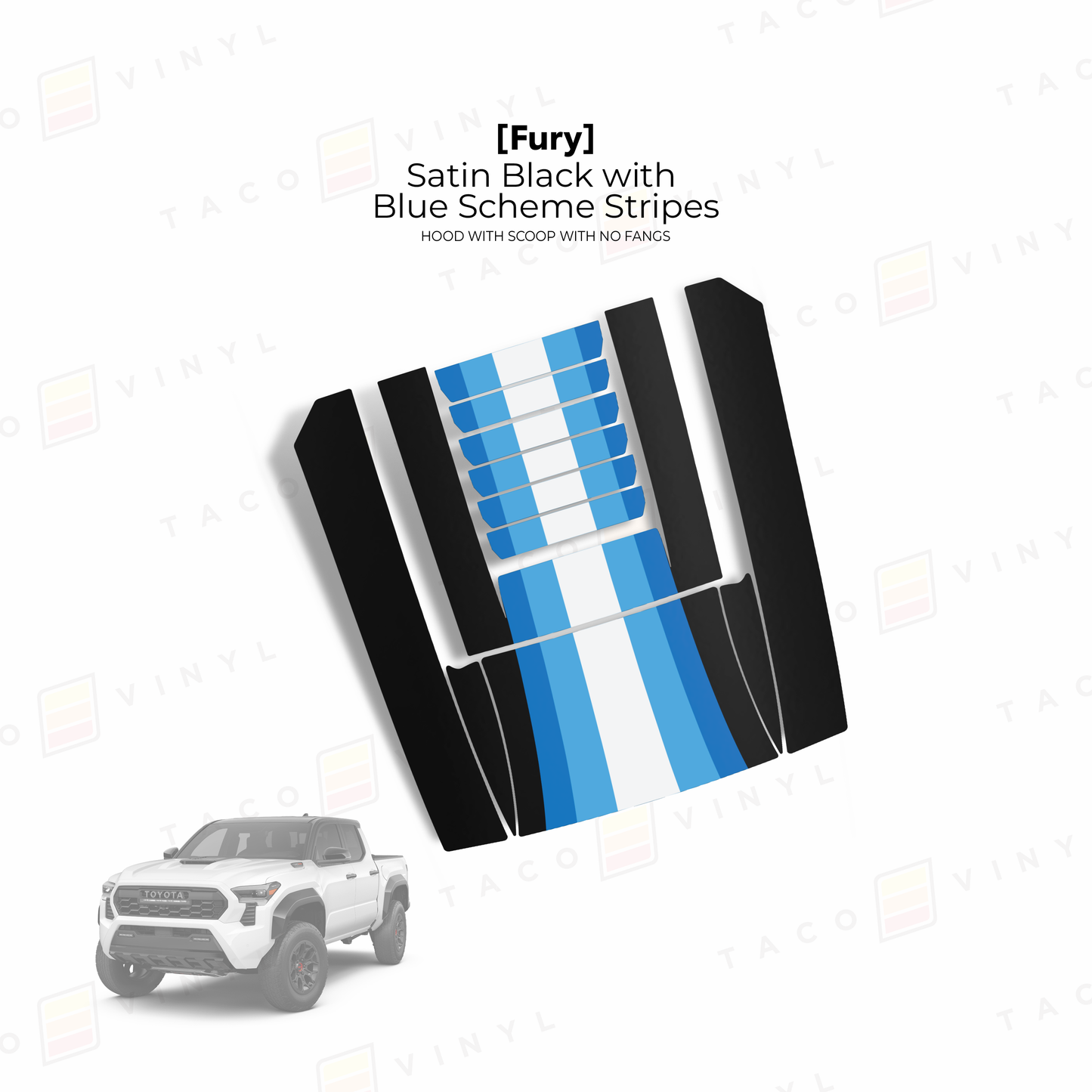 2024+ Tacoma Fury Hood Scoop Stamp (W/ No Fangs)