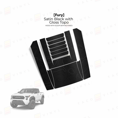 2024+ Tacoma Fury Hood Scoop Stamp (W/ No Fangs)