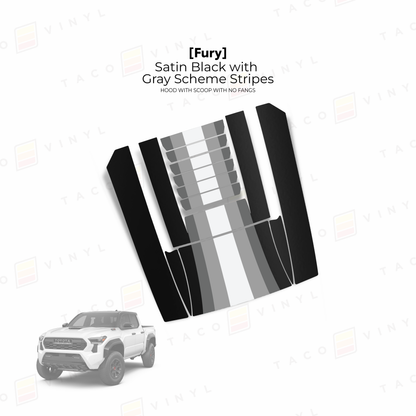 2024+ Tacoma Fury Hood Scoop Stamp (W/ No Fangs)