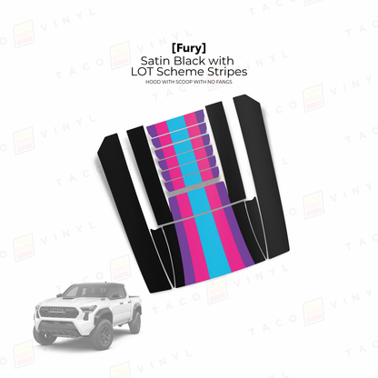 2024+ Tacoma Fury Hood Scoop Stamp (W/ No Fangs)