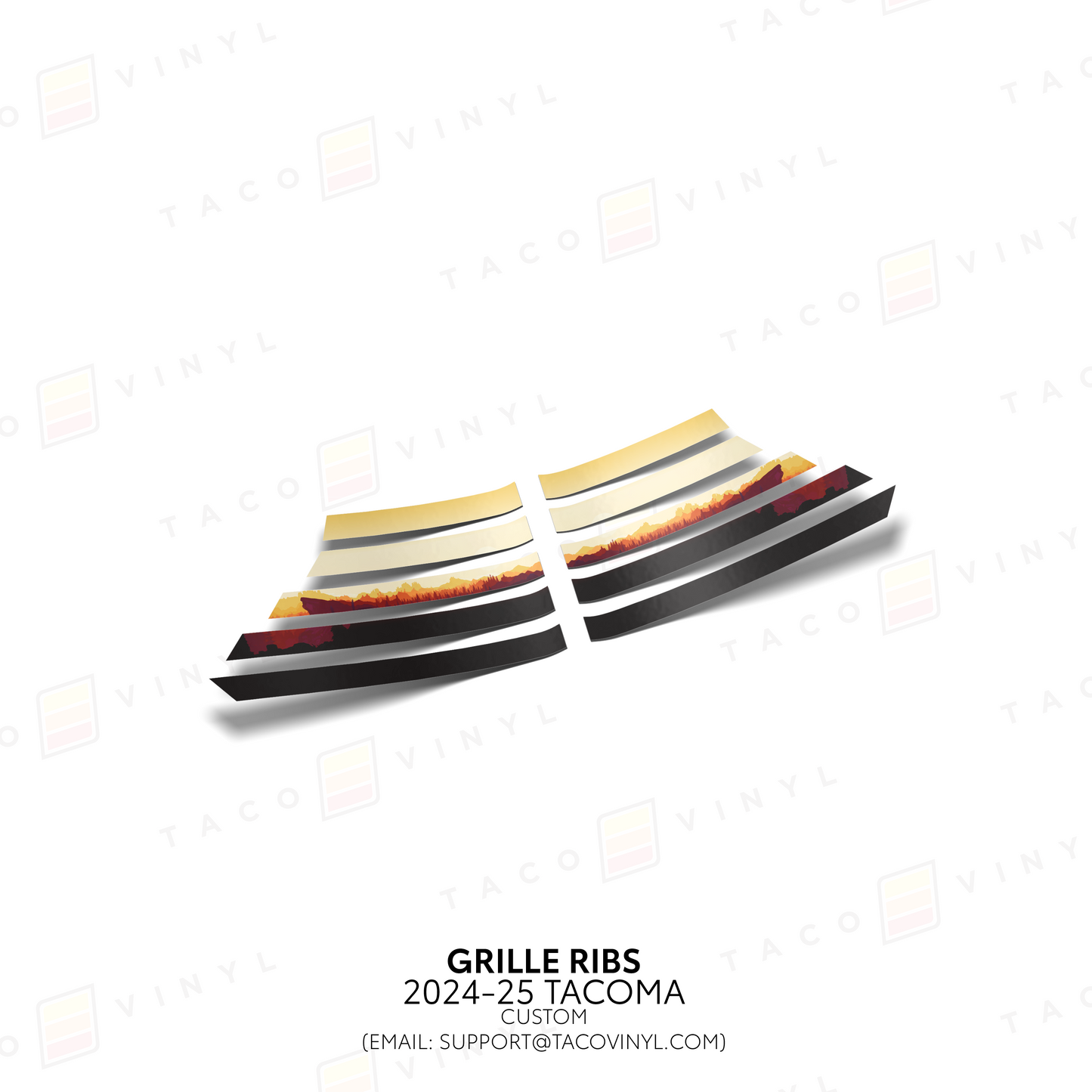 2024+ Tacoma Glowing Edge Grille Ribs