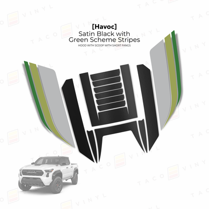2024+ Tacoma Havoc Hood Scoop Stamp (W/ Short Fangs)