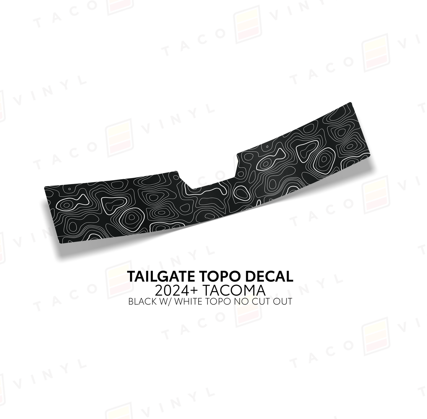 2024+ Tacoma Tailgate Topo Decal
