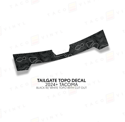 2024+ Tacoma Tailgate Topo Decal