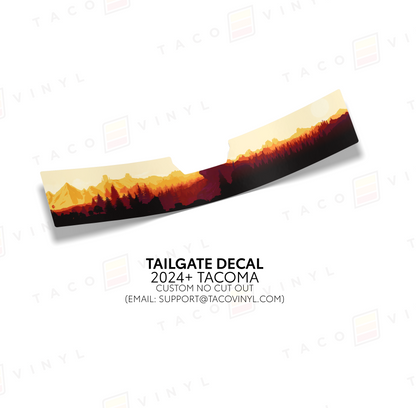 2024+ Tacoma Tailgate Topo Decal