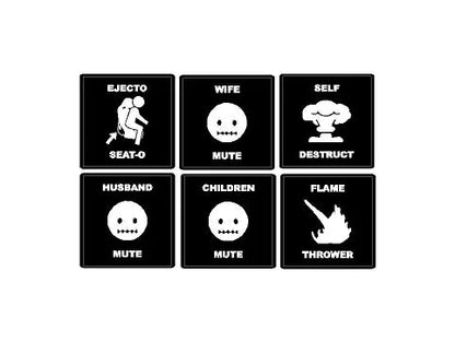 Ejecto Seato Blank Button Overlay - 2024+ Land Cruiser / Tacoma / 2025+ 4Runner