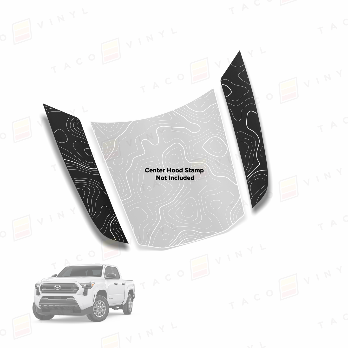 2024+ Tacoma Side Fang Hood Stamp