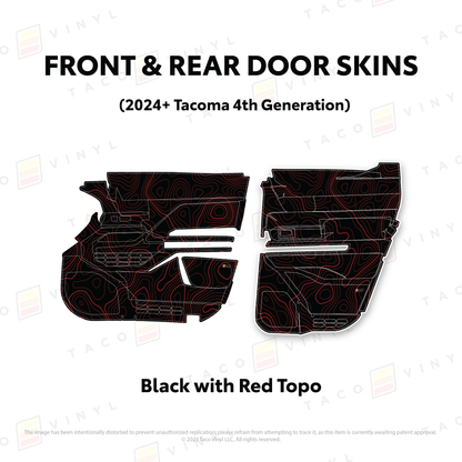 2024+ Tacoma Door Skins