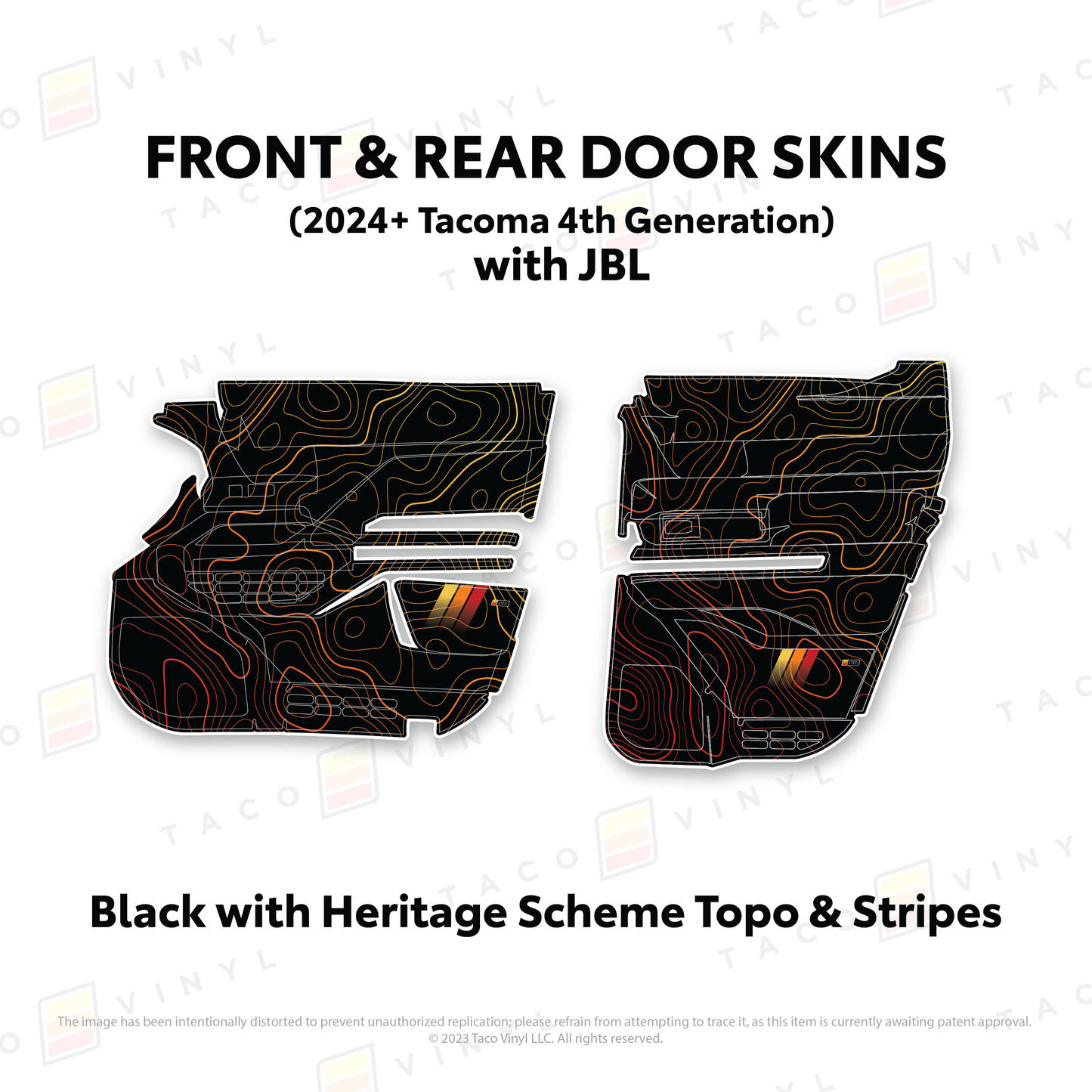 2024+ Tacoma Door Skins
