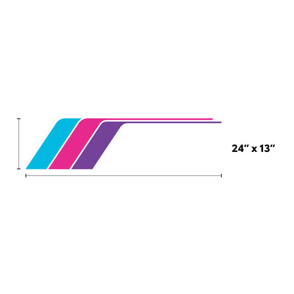 Universal Retro Side Stripes