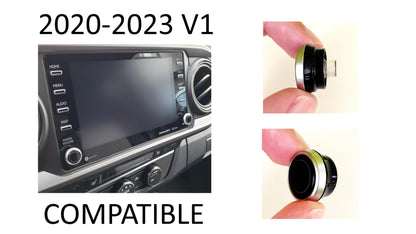 Radio Knobs (2020-2023 Tacoma V1) - VOODOO BLUE