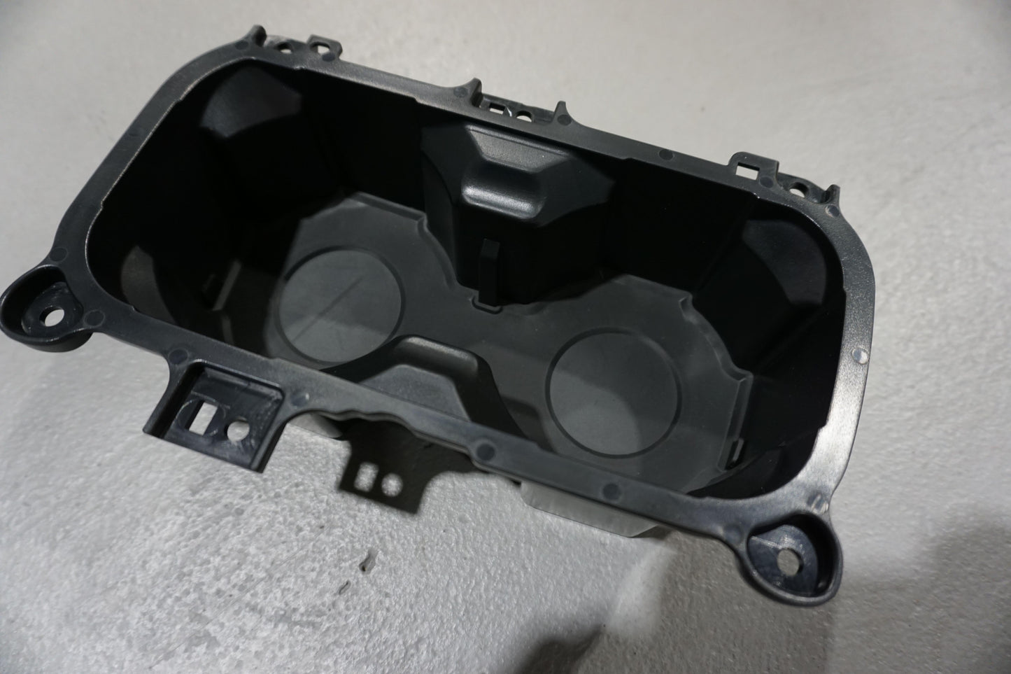 Oversize Cup Holder with Tray (2016-2023 Tacoma) - BLACK